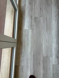 Pavimento laminato, effetto grigio rovere, nuovo