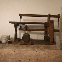 Traforo da banco falegnameria antico legno vintage