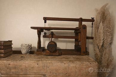 Traforo da banco falegnameria antico legno vintage