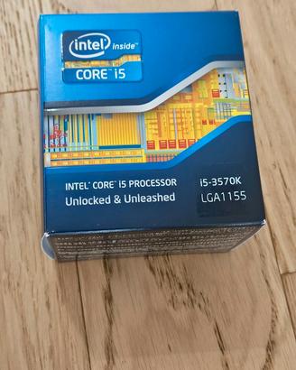 CPU Processore Intel I5-3570k Boxed Dissipatore