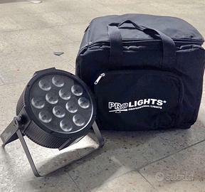 Set 4 Prolights TRIBE LumiPar 12UQ + borsa e cavi