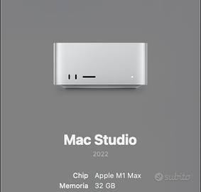 Mac Studio M1 Max 32 Gb Mac OS