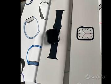 Apple Watch serie 7 blu mezzanotte,45 mm