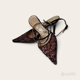 Scarpe tacco spillo artigianali Made in Italy 36