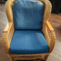 Poltrona in rattan per arredo giardino o terrazzo