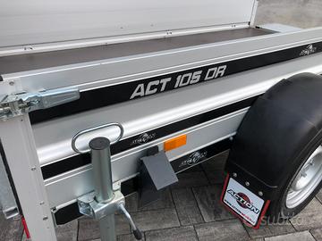 Rimorchio trasporto cose con doppia rampa