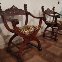 coppia sedie Legno pregiate