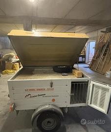 Rimorchio per trasporto cani