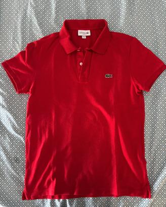 Polo Lacoste Rossa Slim Tg. 4
