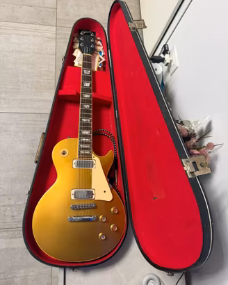 Gibson Les Paul Deluxe Goldtop 1975 – Originale –