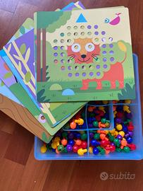 Mosaico per bambini. 8 immagini con animali