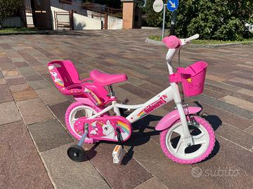 Bicicletta bambina 24-48 mesi con rotelle