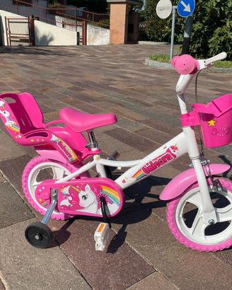 Bicicletta bambina 24-48 mesi con rotelle