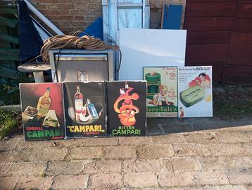 Stampe su tela pubblicità vintage