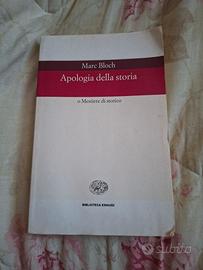 Libro Apologia della storia Marc Bloch Einaudi