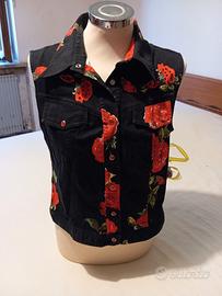 Gilet in cotone elasticizzato 