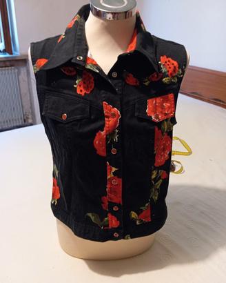 Gilet in cotone elasticizzato 