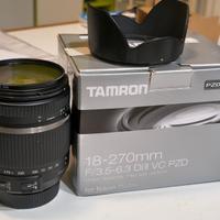 TAMRON ZOOM 18-270 per NIKON F  +  Adatt F to Z II
