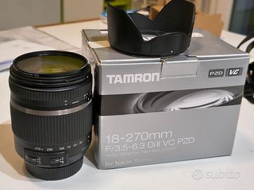 TAMRON ZOOM 18-270 per NIKON F  +  Adatt F to Z II