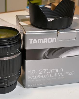 TAMRON ZOOM 18-270 per NIKON F  +  Adatt F to Z II
