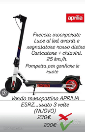 Monopattino Aprilia E-SRZ