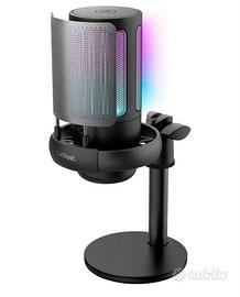 Microfono USB gaming GXTrust Ruan RGB NUOVO