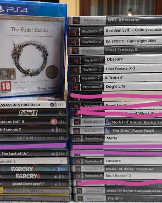 Giochi ps2 ps3 ps4