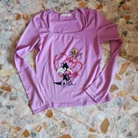 Maglia Maniche Lunghe Rosa New Sensation Titti & S