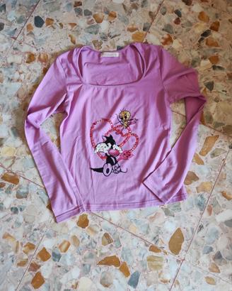 Maglia Maniche Lunghe Rosa New Sensation Titti & S