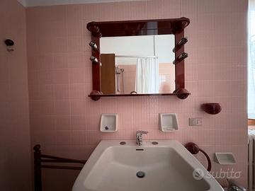 Set Accessori Bagno in Legno Vintage - Anni 70