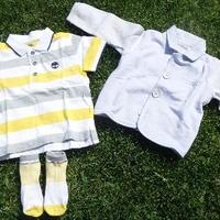 Polo e calze Timberland giacca Ikks 18 mesi