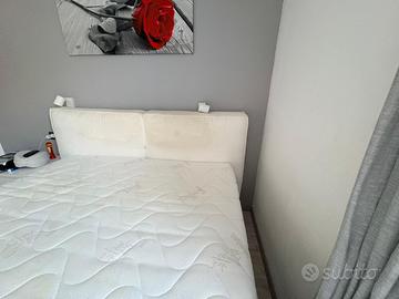 Letto contenitore con doghe