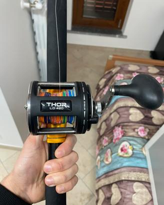 Mulinello trabucco thor LD420, canna bulox