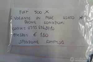 Volante in pelle fiat 500