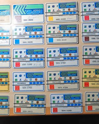 Lotto di 111 Schede VIACARD anni 90(alcune rare)
