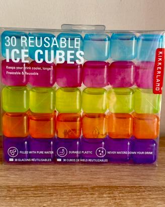 Cubetti ghiaccio riutilizzabili