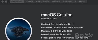 MacBook Pro 13" mid 2012