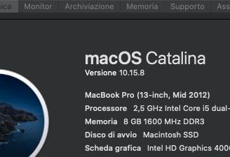 MacBook Pro 13" mid 2012