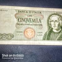 Banconote rari repubblica italiana 