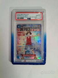 One Piece Luffy P-055 promo college PSA 10 GEM MT
