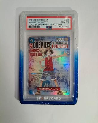 One Piece Luffy P-055 promo college PSA 10 GEM MT
