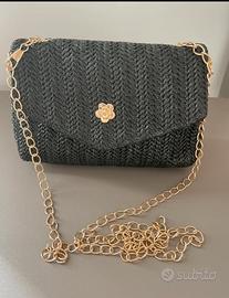 Borsa. pochette nera