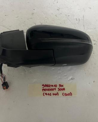 SPECCHIETTO RETROVISORE SINISTRO PEUGEOT 3008 Seri