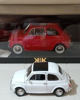 modellini Fiat 500 1/12 1/18