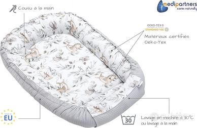 Riduttore lettino neonato - 90x50 cm baby nest
