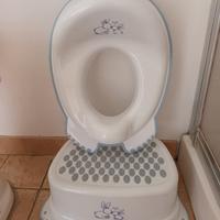Accessori bagno per bambini riduttore wc e scalino