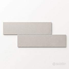 Piastrelle 15x60 resina cemento colore cenere