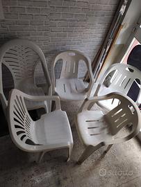 Sedie in resina 