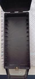 Cofanetto BOX MUSICASSETTE 12 posti Plastica nera