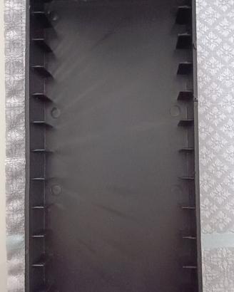 Cofanetto BOX MUSICASSETTE 12 posti Plastica nera